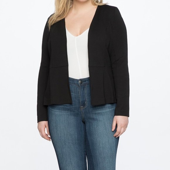 Eloquii Jackets & Blazers - COPY - Eloquii Tie Detail Jacket